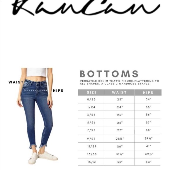 NWT Kancan high-rise super skinny distressed jeans, size 3/15 - Picture 7 of 16